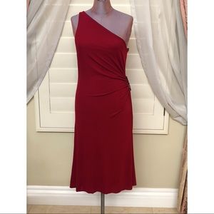 ONE SHOULDER DRESS BY LAUNDRY